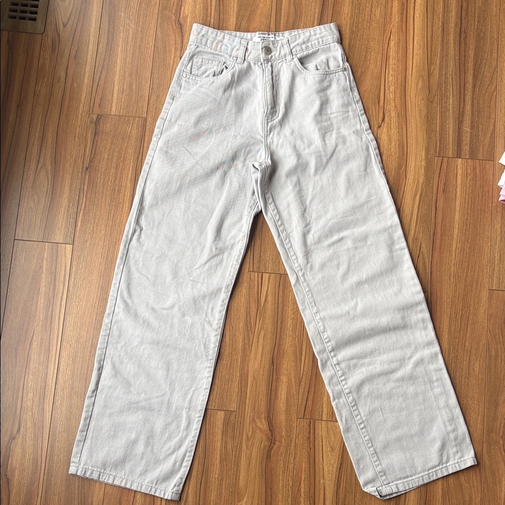 Refuge Gray Straight Leg Pants
